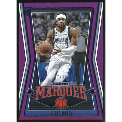 2022-23 Panini Chronicles Purple #236 Jaden Hardy/Marquee