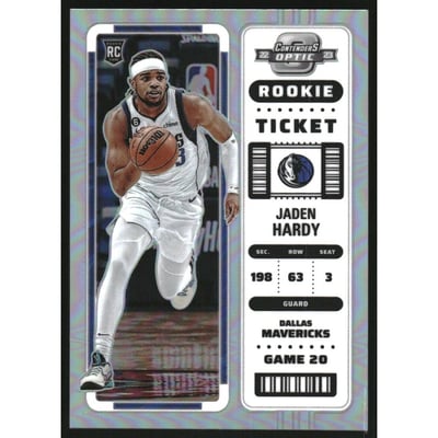2022-23 Panini Contenders Optic Rookies Silver #25 Jaden Hardy