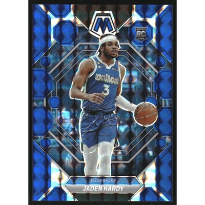 2022-23 Panini Mosaic Mosaic Blue #234 Jaden Hardy