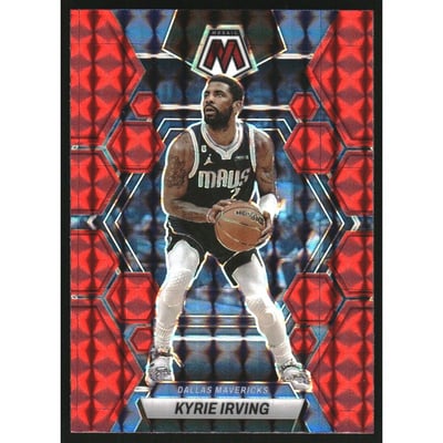 2022-23 Panini Mosaic Mosaic Red #13 Kyrie Irving