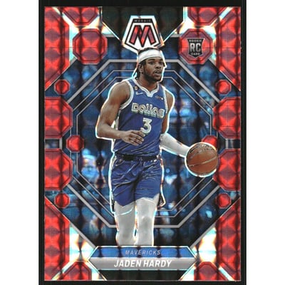 2022-23 Panini Mosaic Mosaic Red #234 Jaden Hardy