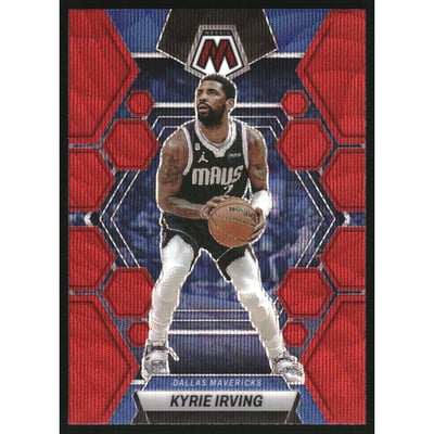 2022-23 Panini Mosaic Mosaic Red Wave #13 Kyrie Irving