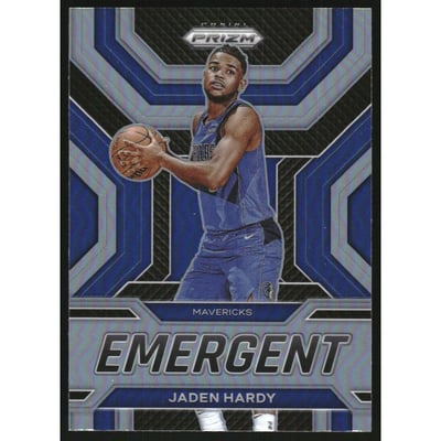 2022-23 Panini Prizm Emergent Prizms Silver #11 Jaden Hardy