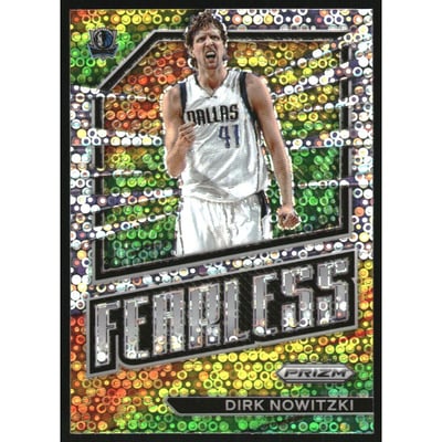 2022-23 Panini Prizm Fearless Prizms Fast Break #9 Dirk Nowitzki