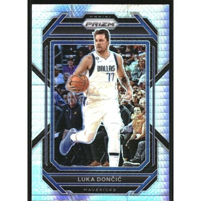 2022-23 Panini Prizm Prizms Hyper #196 Luka Doncic