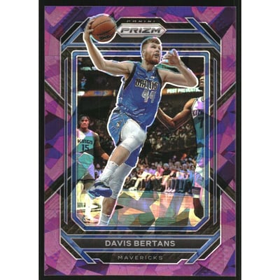 2022-23 Panini Prizm Prizms Purple Ice #189 Davis Bertans