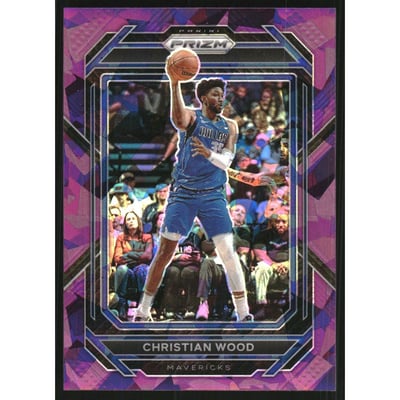 2022-23 Panini Prizm Prizms Purple Ice #192 Christian Wood
