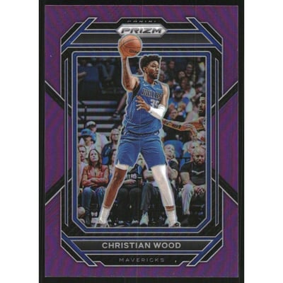 2022-23 Panini Prizm Prizms Purple #192 Christian Wood