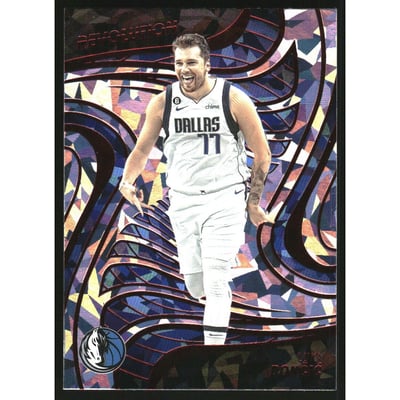 2022-23 Panini Revolution Chinese New Year #36 Luka Doncic