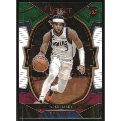 2022-23 Select Prizms Green White Purple #80 Jaden Hardy