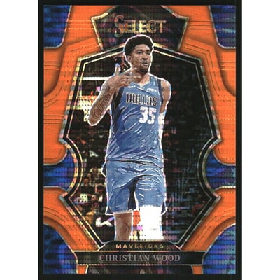 2022-23 Select Prizms Neon Orange Pulsar FOTL #129 Christian Wood