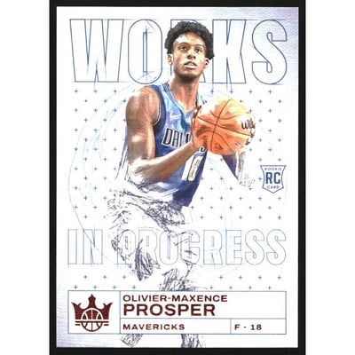 2023-24 Court Kings Works in Progress Ruby #28 Olivier-Maxence Prosper