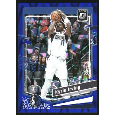 2023-24 Donruss Optic Blue Seismic #22 Kyrie Irving