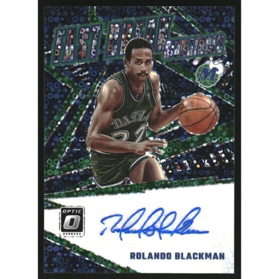2023-24 Donruss Optic Fast Break Signatures #52 Rolando Blackman