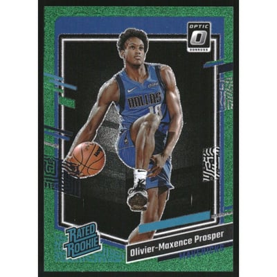2023-24 Donruss Optic Green Glitter #202 Olivier-Maxence Prosper RR