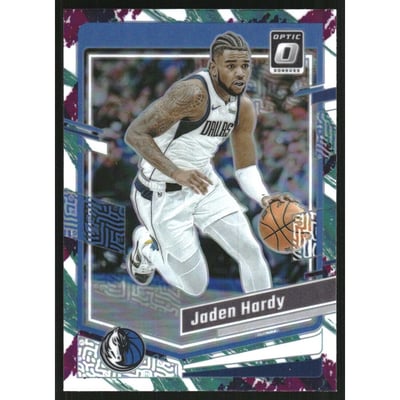 2023-24 Donruss Optic Jazz #55 Jaden Hardy