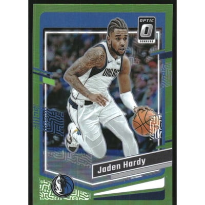 2023-24 Donruss Optic Lime Green #55 Jaden Hardy