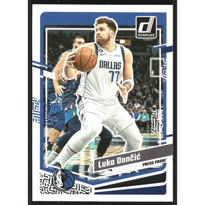 2023-24 Donruss Press Proof Silver #141 Luka Doncic
