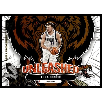 2023-24 Donruss Unleashed Press Proof #15 Luka Doncic