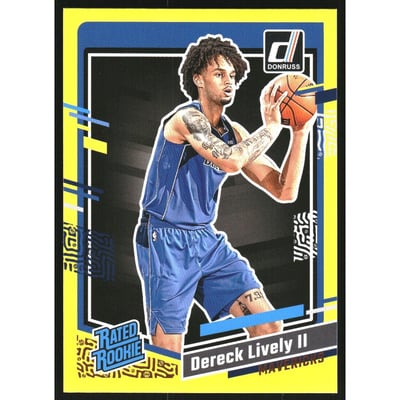 2023-24 Donruss Yellow Flood #233 Dereck Lively II
