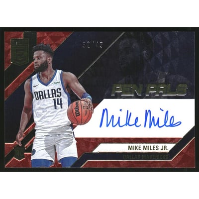 2023-24 Elite Pen Pals Red #36 Mike Miles Jr.