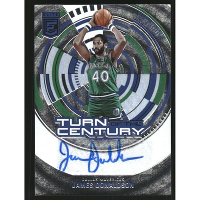 2023-24 Elite Turn of the Century Signatures #50 James Donaldson