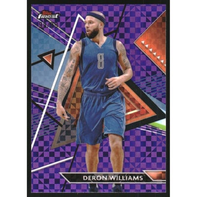 2023-24 Finest Purple Checkerboard Refractors #137 Deron Williams UC