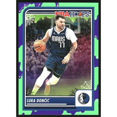 2023-24 Hoops Haunted Hoops Slime #9 Luka Doncic