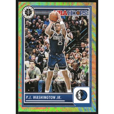2023-24 Hoops Premium Stock Multi Wave Prizm #121 P.J. Washington Jr.