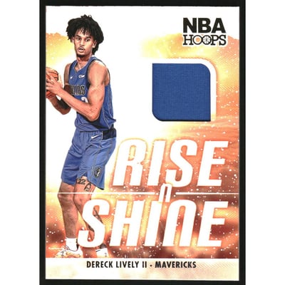 2023-24 Hoops Rise N Shine Memorabilia Winter #27 Dereck Lively II