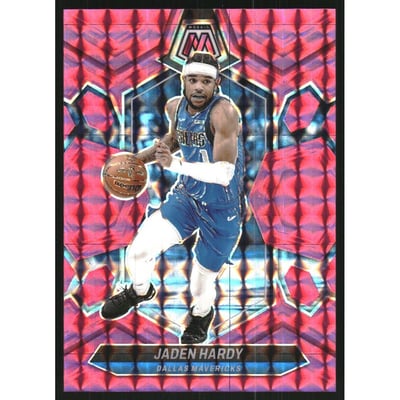 2023-24 Panini Mosaic Mosaic Pink #132 Jaden Hardy