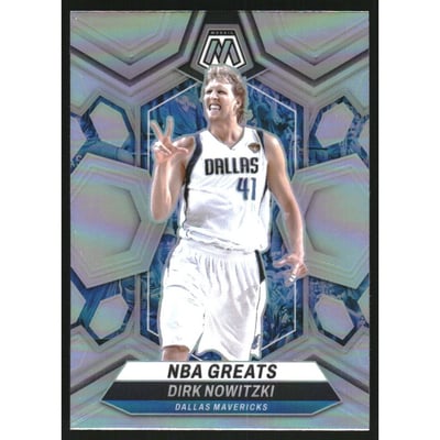 2023-24 Panini Mosaic Silver #298 Dirk Nowitzki/NBA Greats