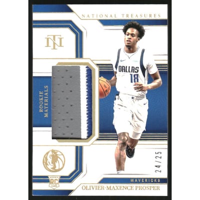2023-24 Panini National Treasures Rookie Materials Prime #10 Olivier-Maxence Prosper