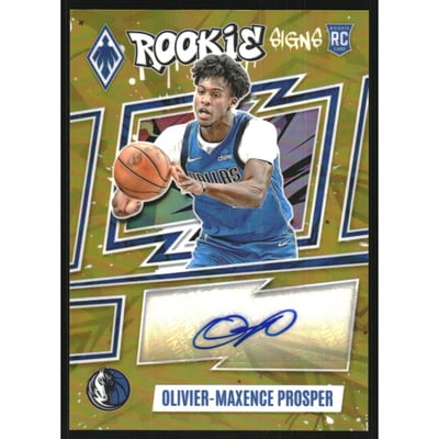 2023-24 Panini Phoenix Rookie Signs Gold #16 Olivier-Maxence Prosper