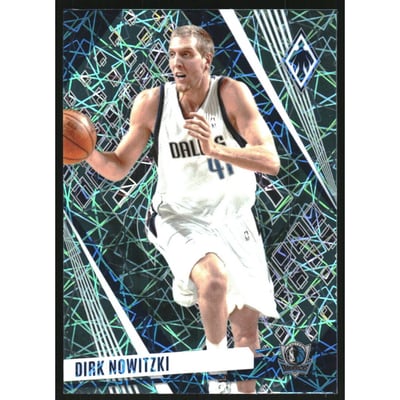 2023-24 Panini Phoenix Teal Lazer #66 Dirk Nowitzki