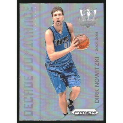 2023-24 Panini Prizm Deca Decade Dominance Prizms Silver #1 Dirk Nowitzki