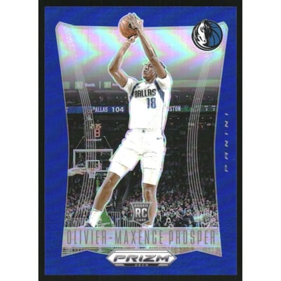 2023-24 Panini Prizm Deca Prizms Blue #165 Olivier-Maxence Prosper