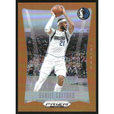 2023-24 Panini Prizm Deca Prizms Orange #280 Daniel Gafford