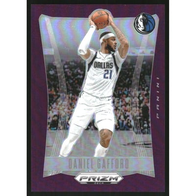 2023-24 Panini Prizm Deca Prizms Purple #280 Daniel Gafford