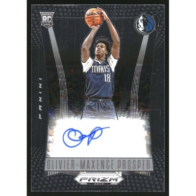 2023-24 Panini Prizm Deca Signatures #48 Olivier-Maxence Prosper