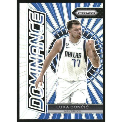2023-24 Panini Prizm Dominance Prizms Silver #2 Luka Doncic
