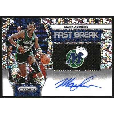 2023-24 Panini Prizm Fast Break Autographs #10 Mark Aguirre
