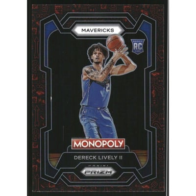 2023-24 Panini Prizm Monopoly Monopoly Red #24 Dereck Lively II
