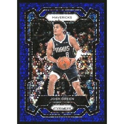 2023-24 Panini Prizm Prizms Fast Break Blue #201 Josh Green