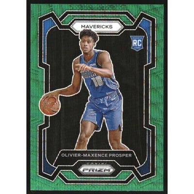 2023-24 Panini Prizm Prizms Green Wave #146 Olivier-Maxence Prosper