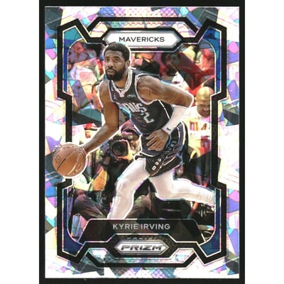 2023-24 Panini Prizm Prizms Ice #22 Kyrie Irving
