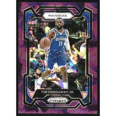 2023-24 Panini Prizm Prizms Purple Ice #69 Tim Hardaway Jr.
