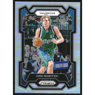 2023-24 Panini Prizm Prizms Silver #187 Dirk Nowitzki