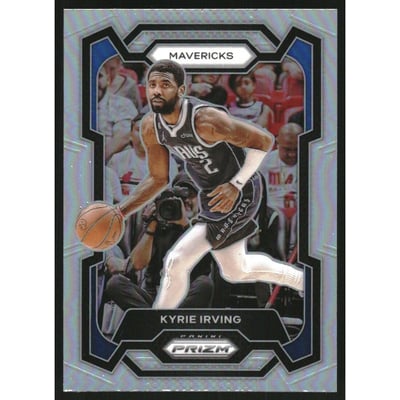 2023-24 Panini Prizm Prizms Silver #22 Kyrie Irving