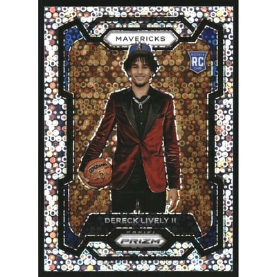2023-24 Panini Prizm Rookie Variations Fast Break #163 Dereck Lively II